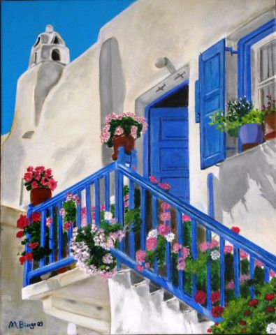 L'escalier en fleur
